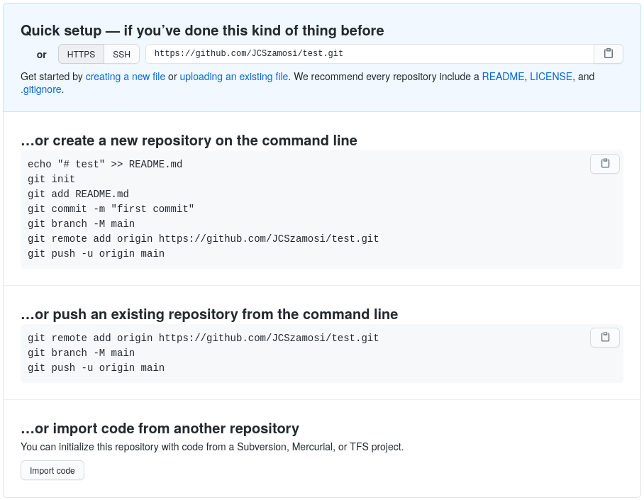Creating a Repository on GitHub (Step 3)